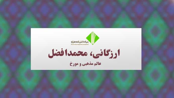 ارزگانی، محمدافضل