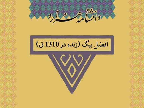 افضل بیگ (زنده در ۱۳۱۰ ق)